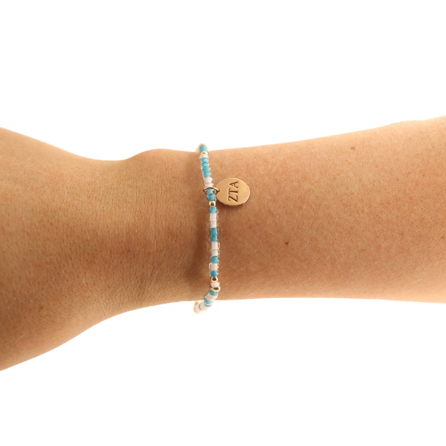 Zeta Tau Alpha Sprinkle Charm Bracelet