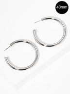 Classic Medium Open Hoops