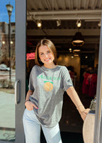 Model is wearing the Augusta, GA Golf Tee Shirt