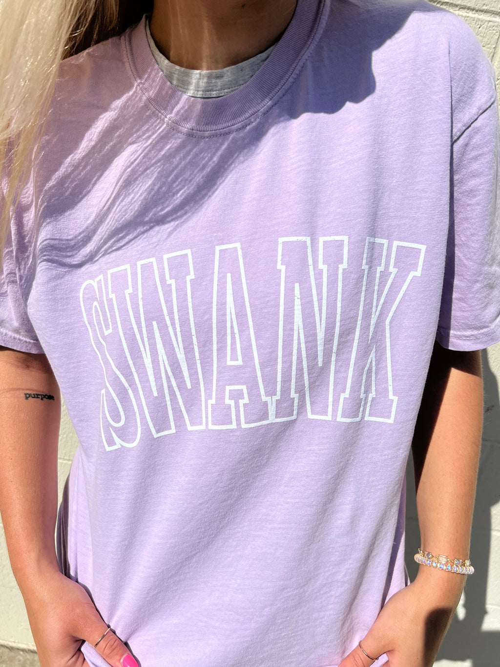 Swank Varsity Letter Tee