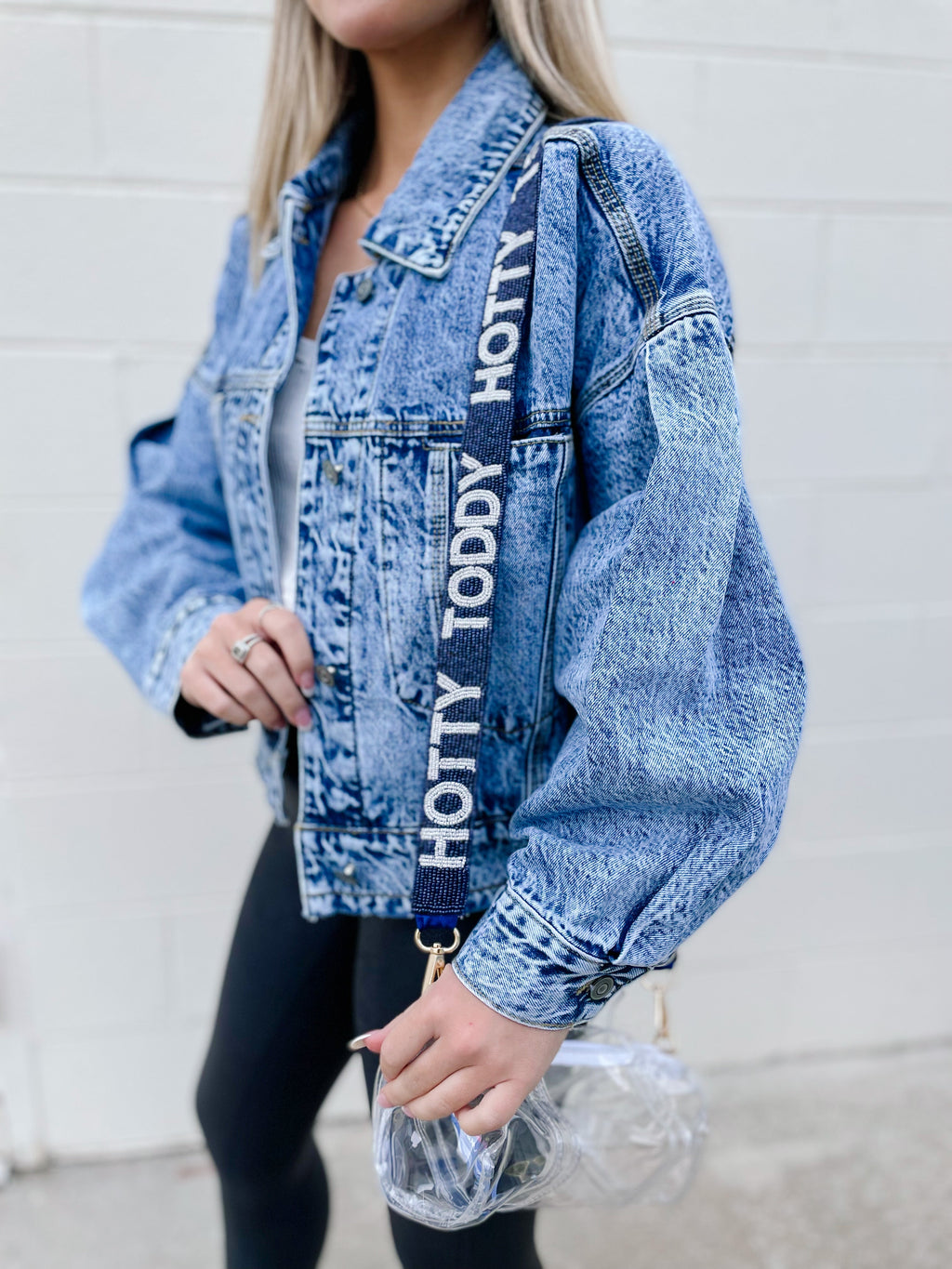 Ole Miss Beaded Purse Strap