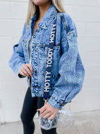 Ole Miss Beaded Purse Strap