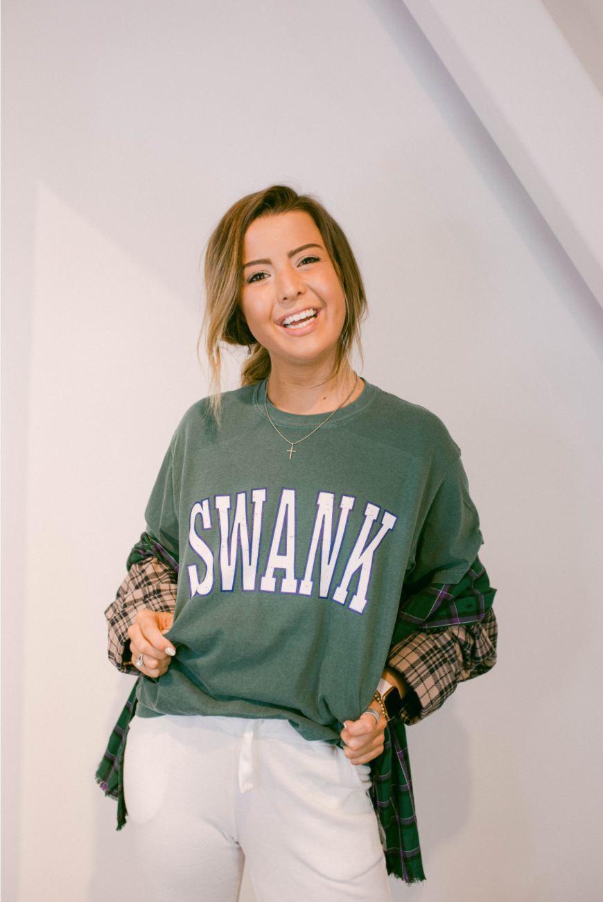 Swank Varsity Letter Tee