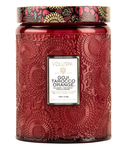 Voluspa Large Glass Jar Candle