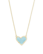 Ari Heart Short Pendant Necklace