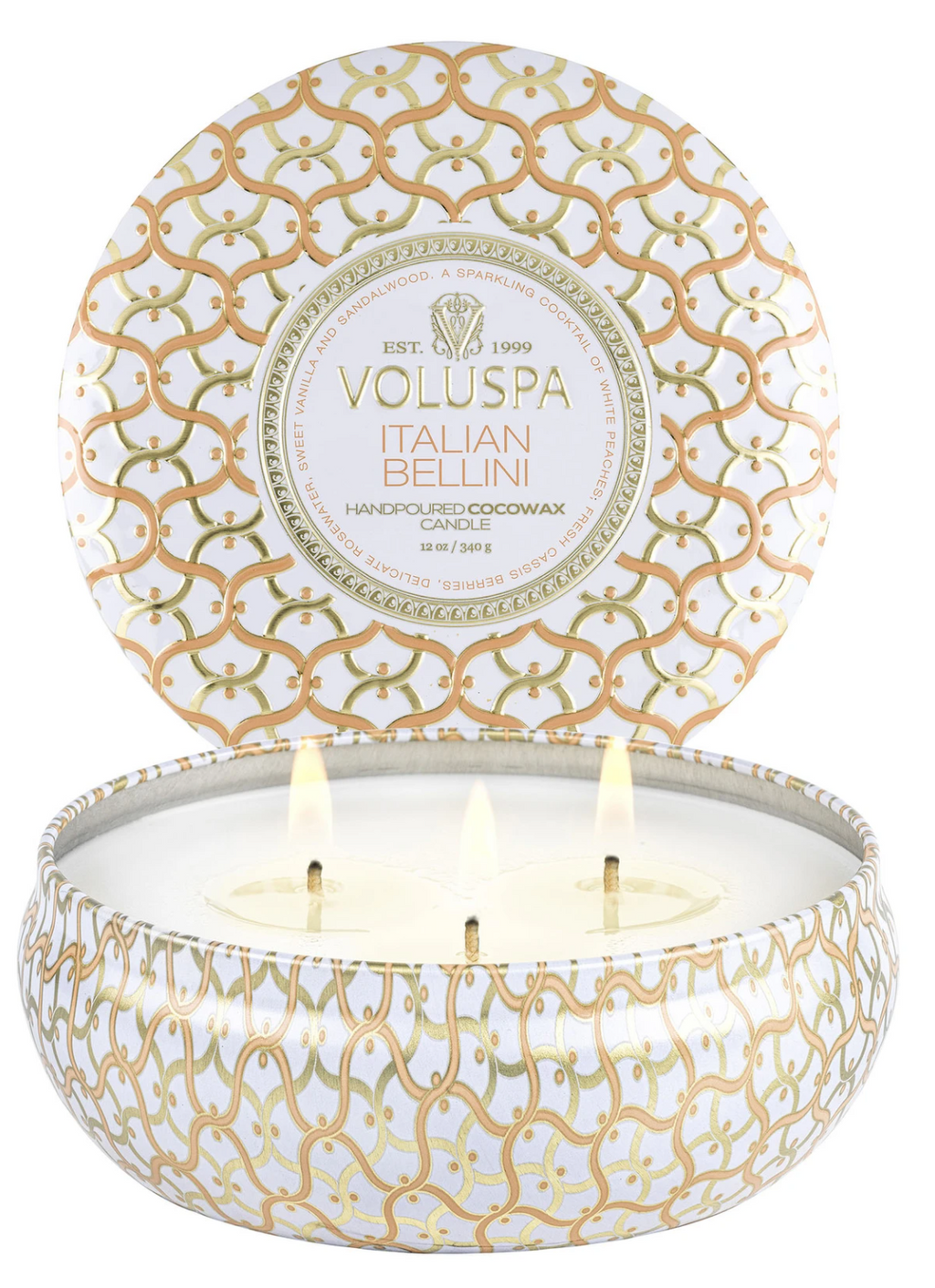 Voluspa 3 Wick Tin Candle