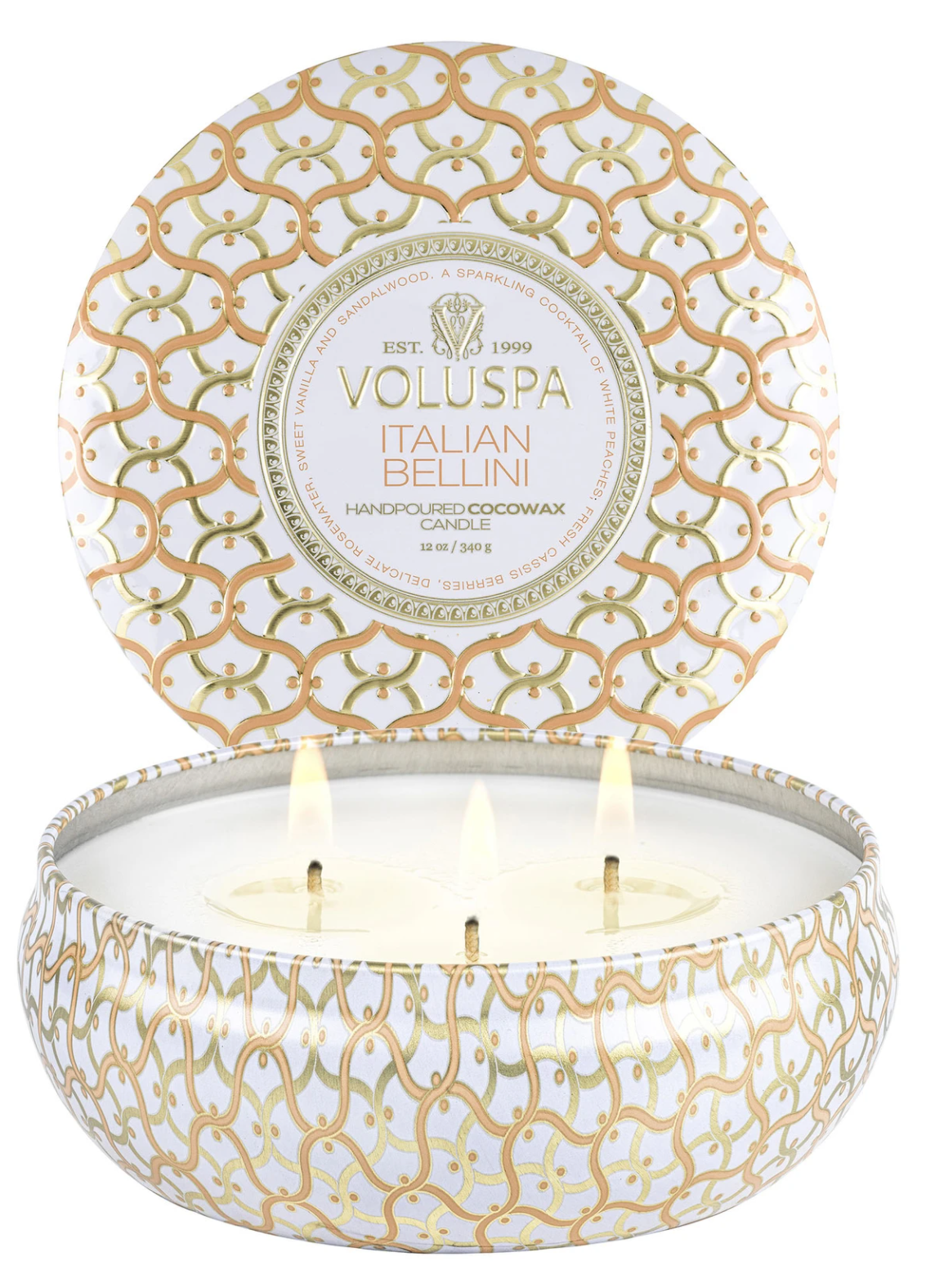 Voluspa 3 Wick Tin Candle