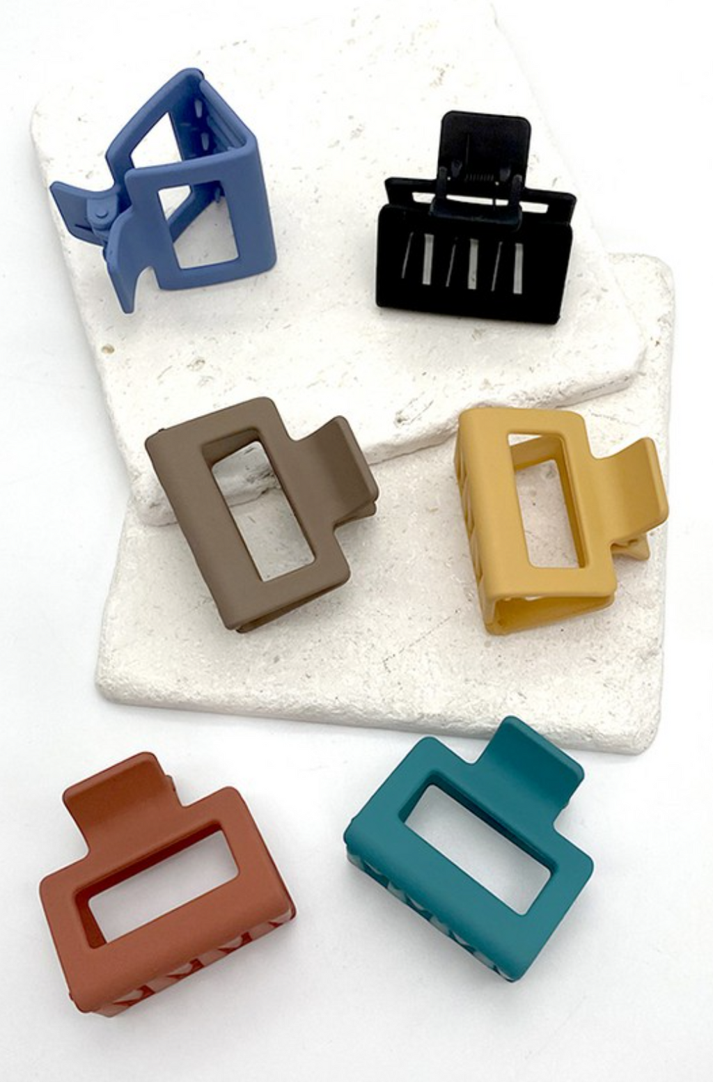 Square Matte Claw Clip