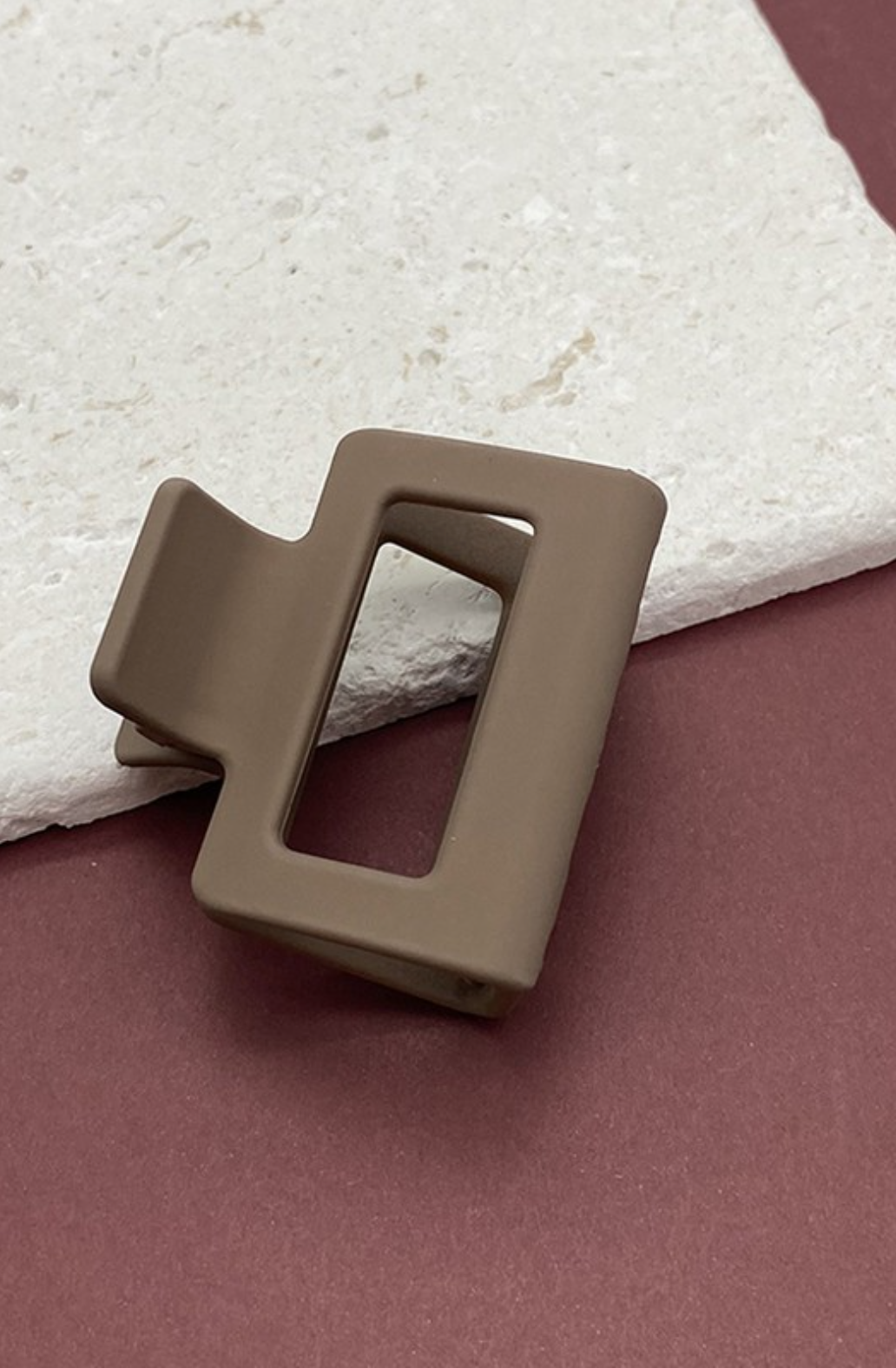 Square Matte Claw Clip