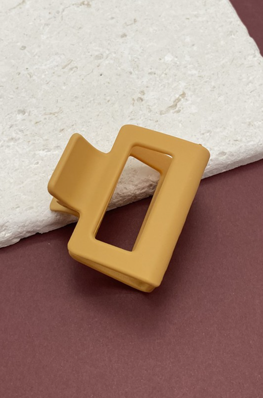 Square Matte Claw Clip