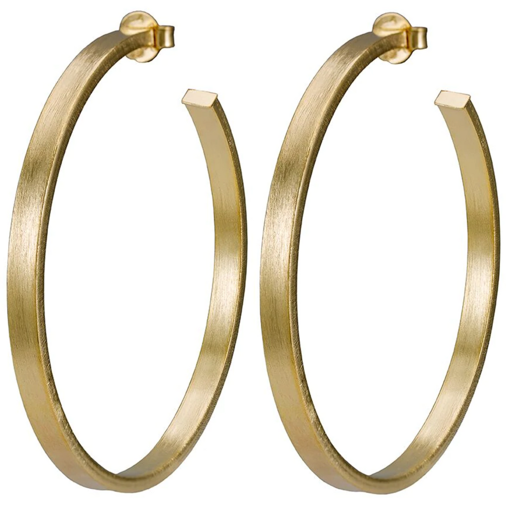 Lunaria Hoop Earrings