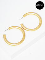 Classic Medium Open Hoops
