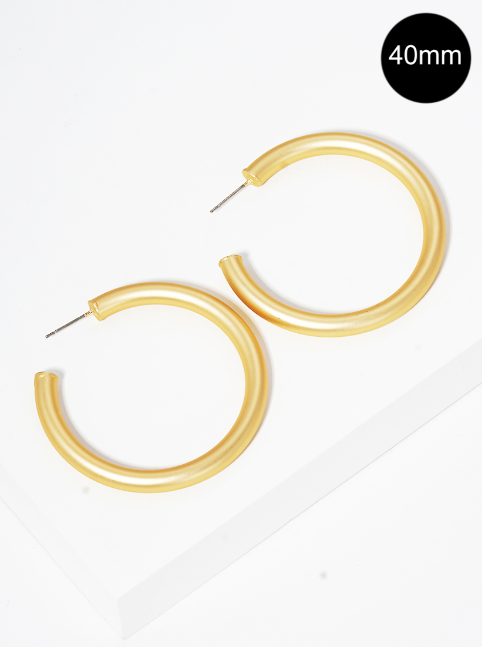 Classic Medium Open Hoops