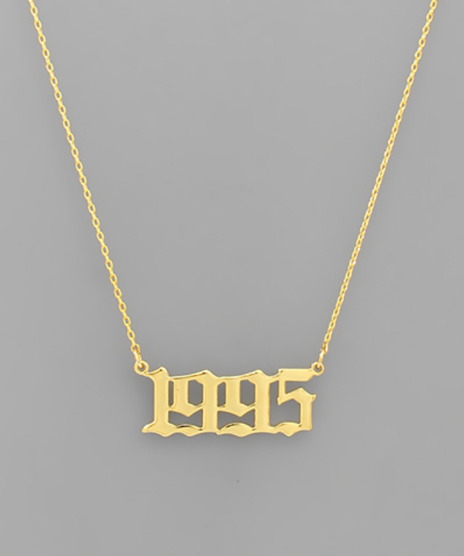Year Necklace