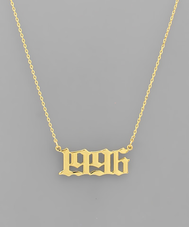 Year Necklace