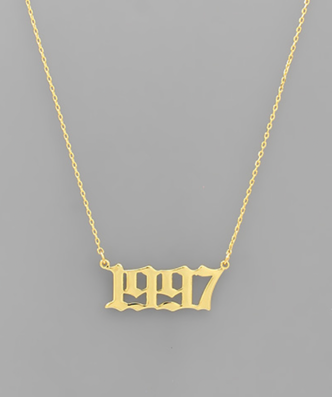 Year Necklace