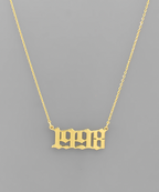 Year Necklace