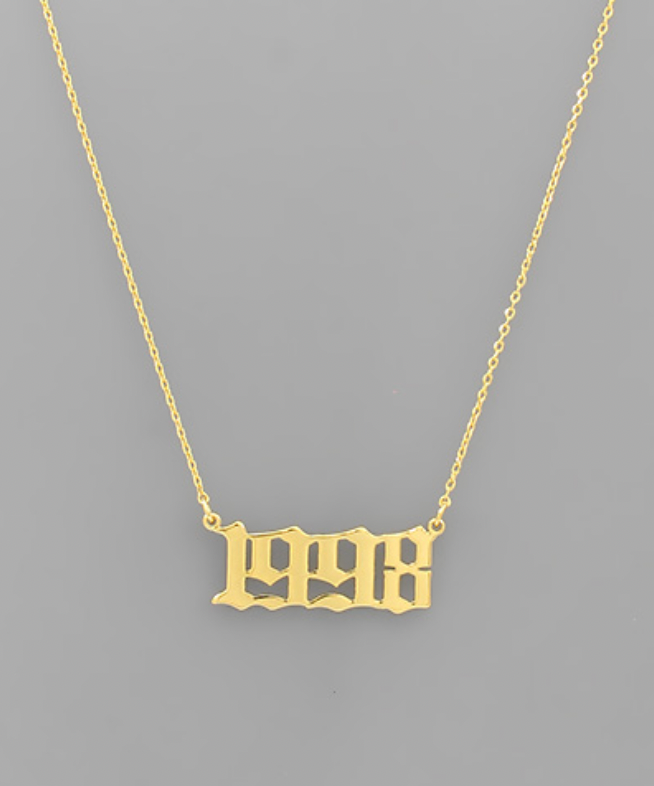 Year Necklace