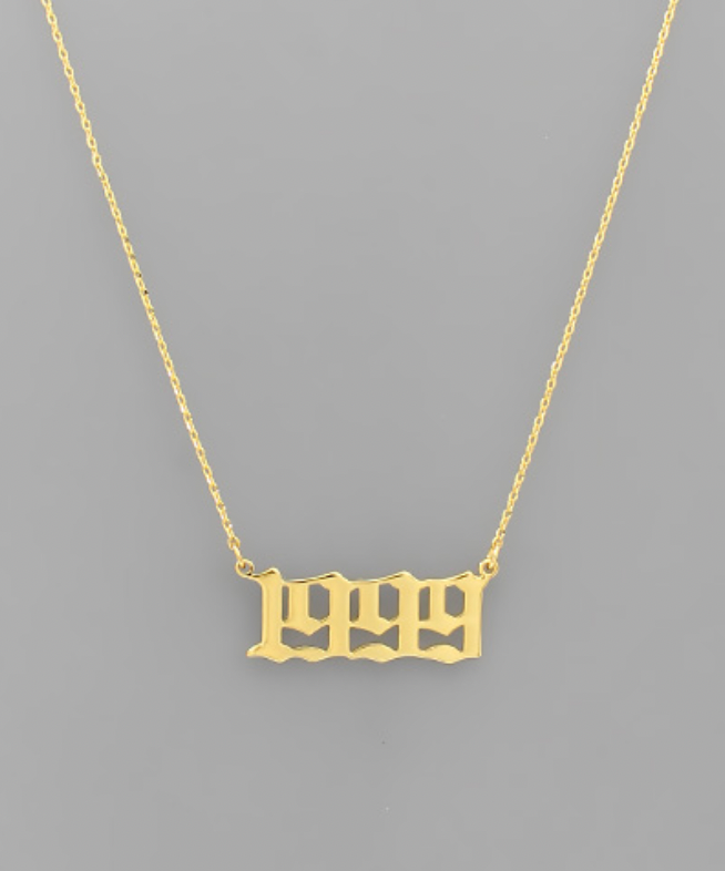Year Necklace