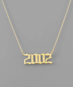 Year Necklace