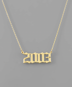 Year Necklace