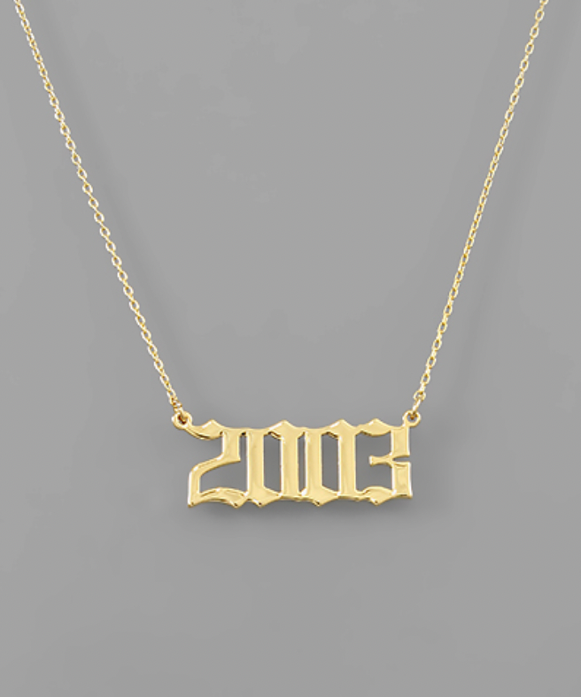 Year Necklace