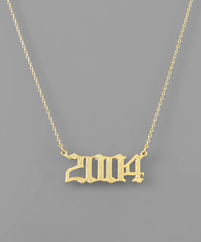 Year Necklace