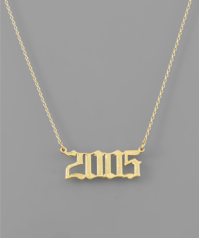 Year Necklace