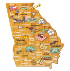 Georgia Cutting Board with Artwork
