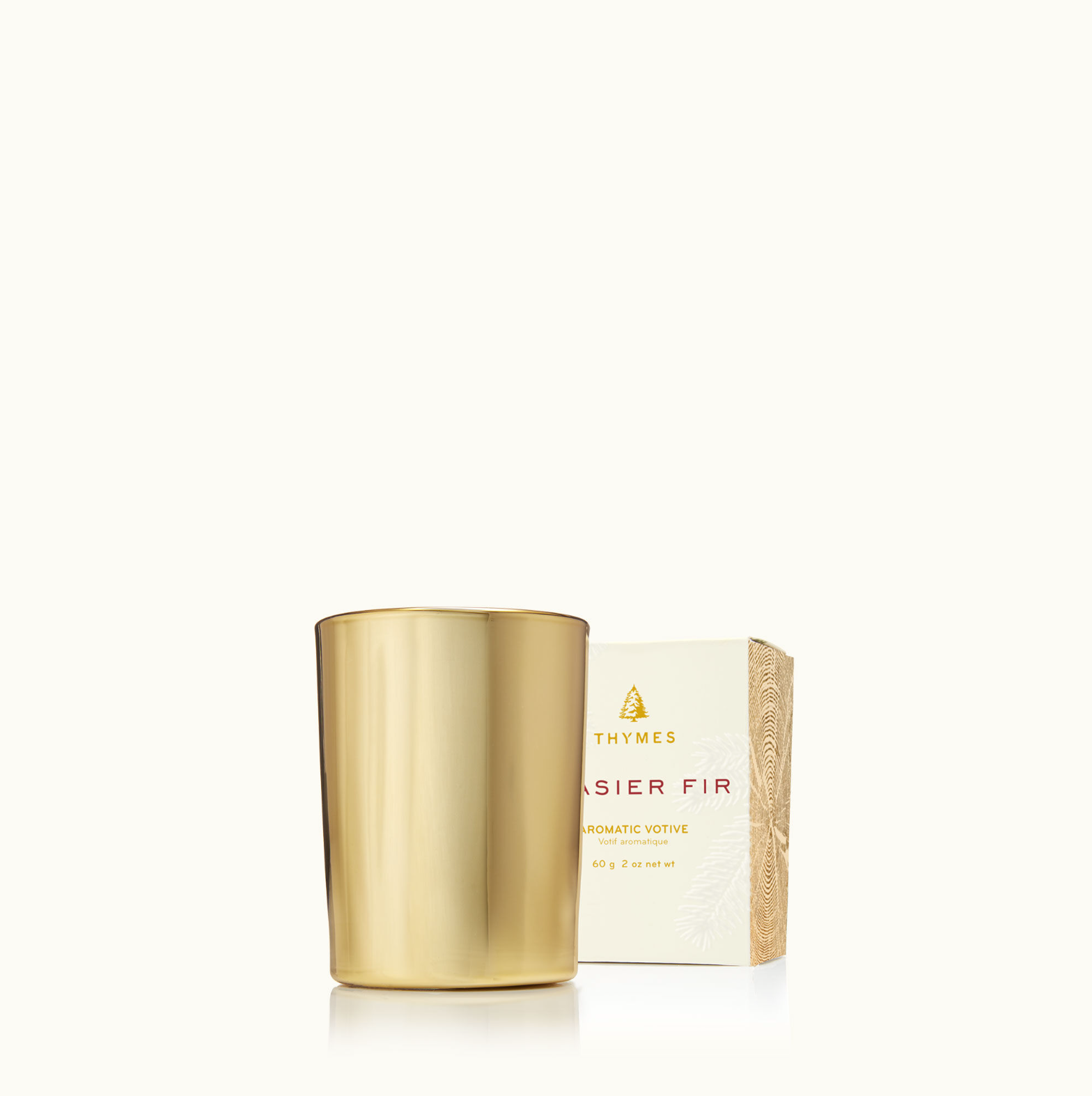 Frasier Fir Votive Gold Candle