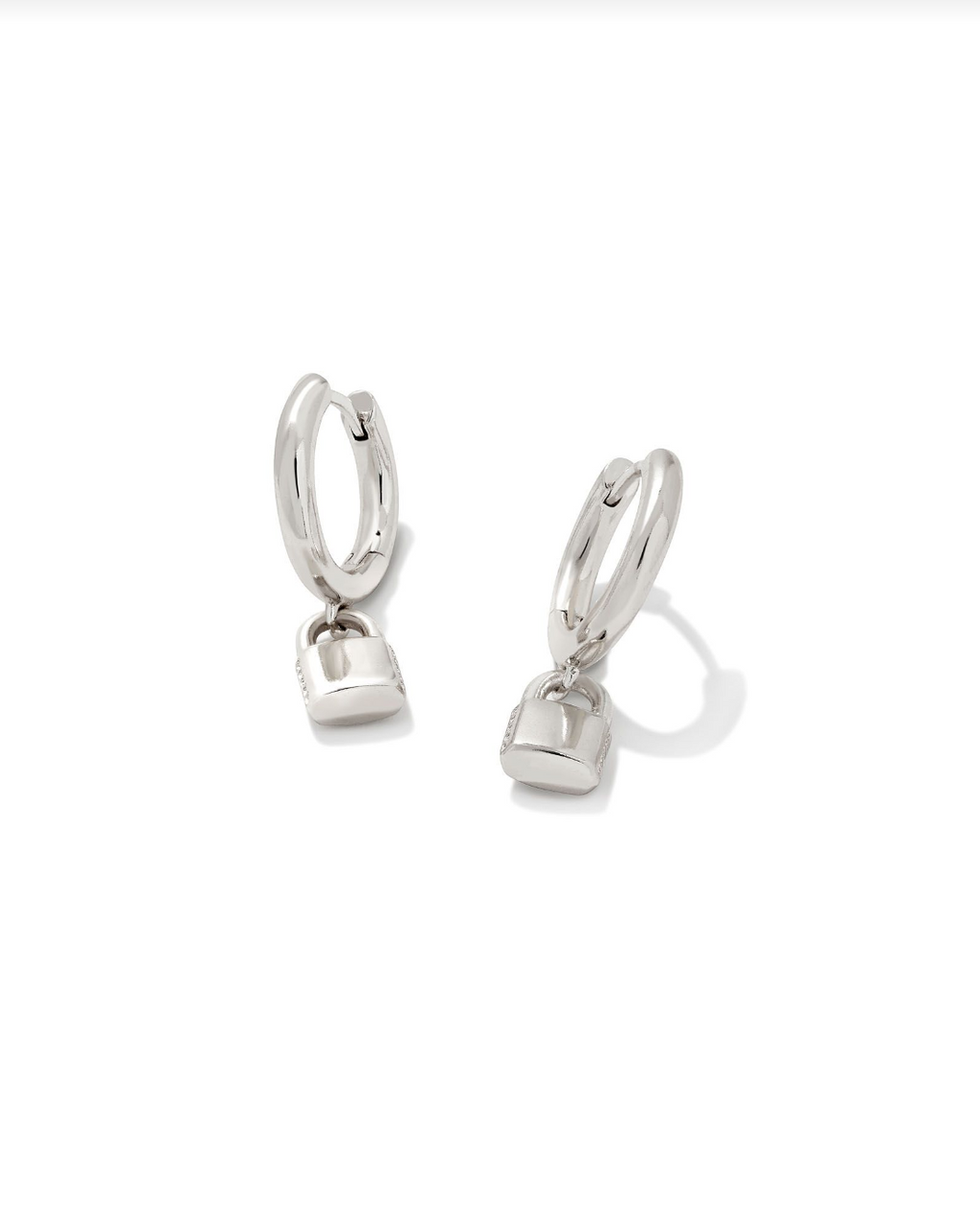 Jess Lock Huggie Earrings