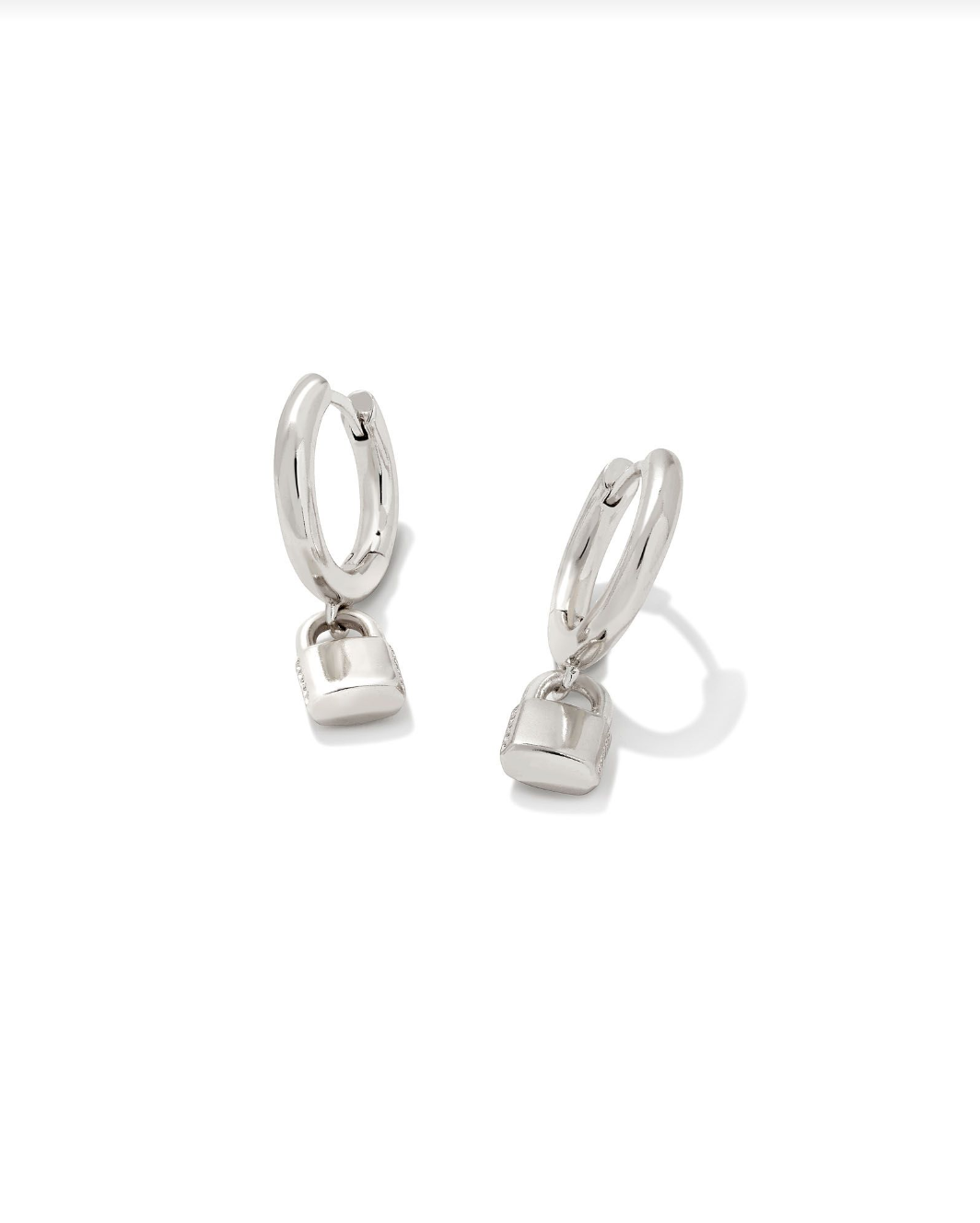 Jess Lock Huggie Earrings