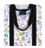 Bagette market tote in seeing spots