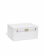 Medium Antique Brass Jewelry Box