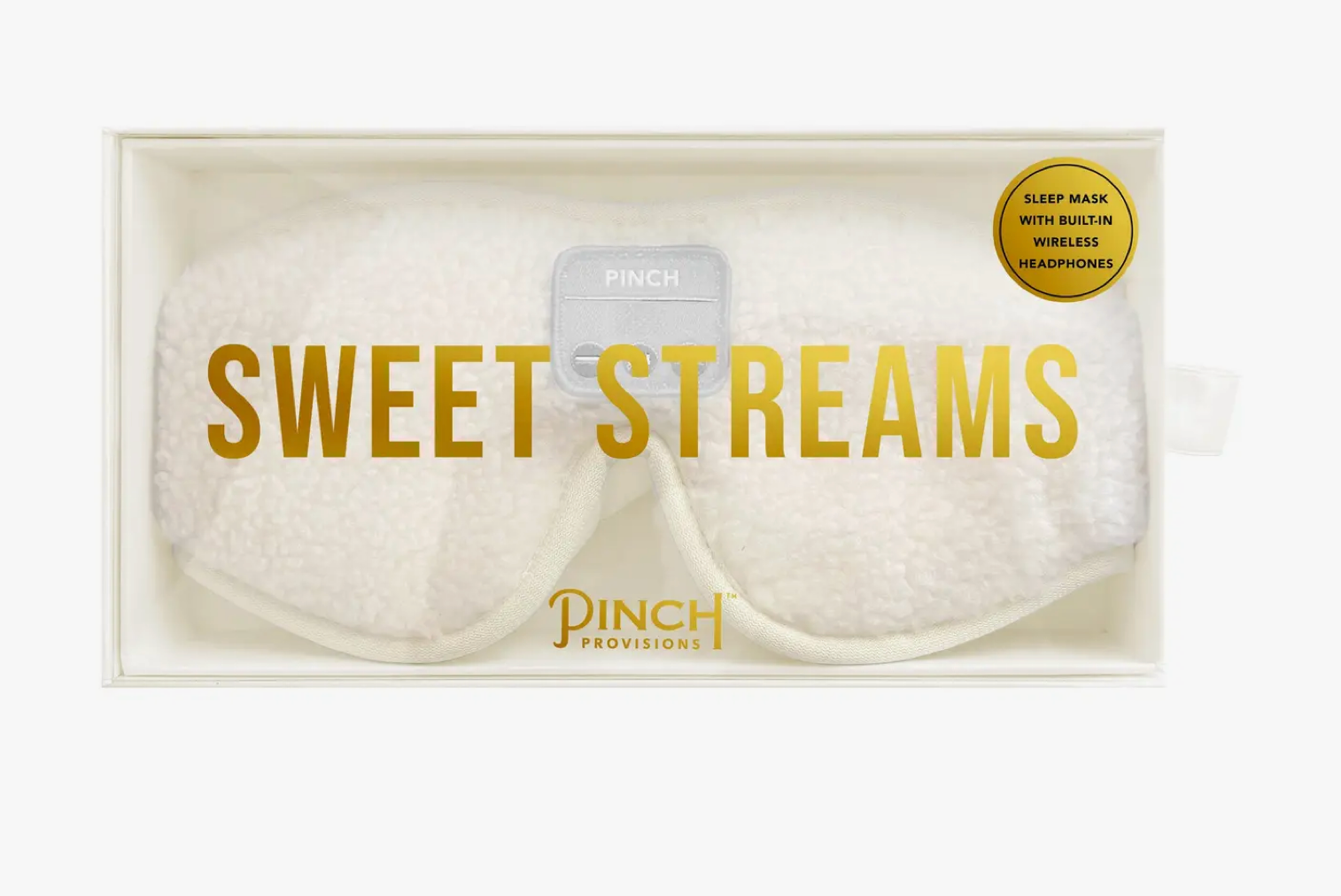 Sherpa Sleep Mask with Built-In Wireless Headphones