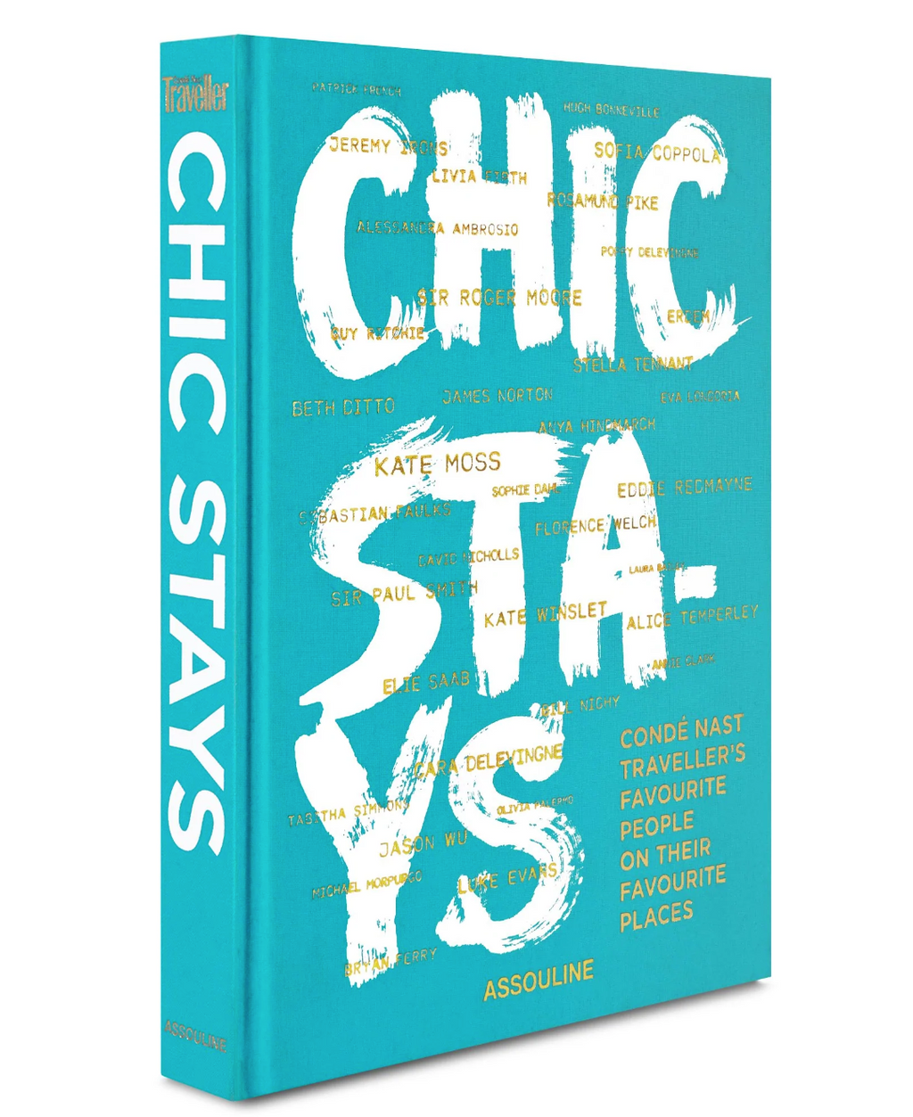 Side profile of Chic Stays Book