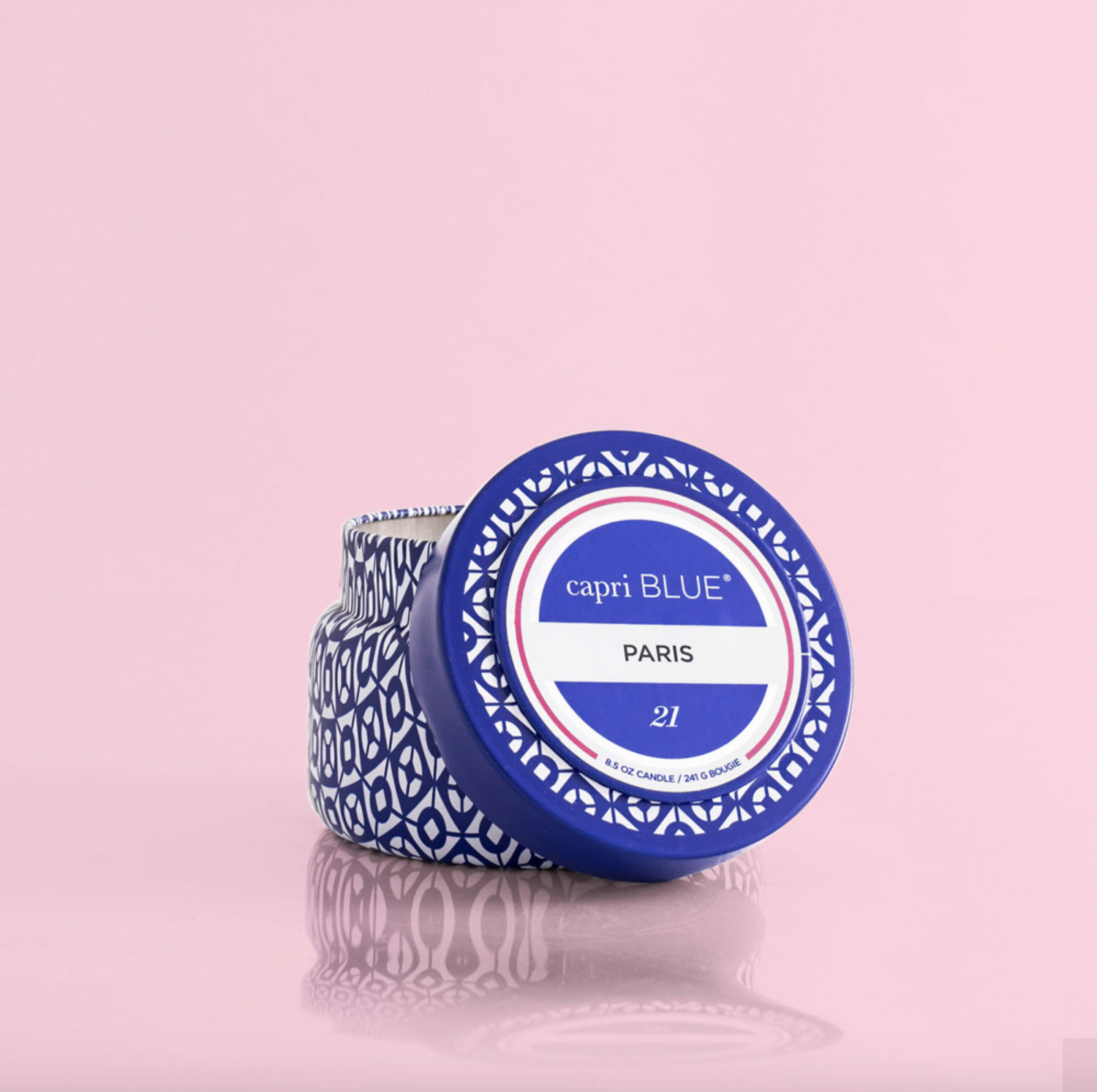 Capri Blue Printed 8.5 oz Tin Candle