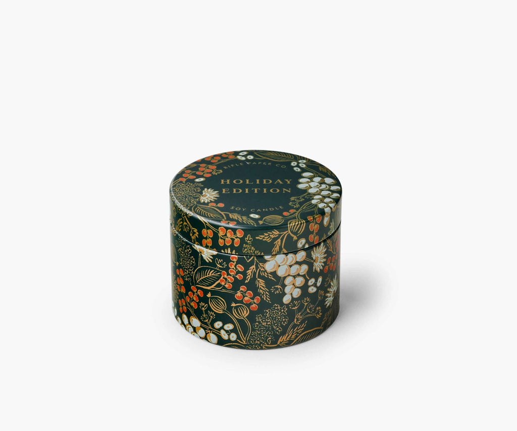 Rifle Paper Co. Holiday Tin Candle