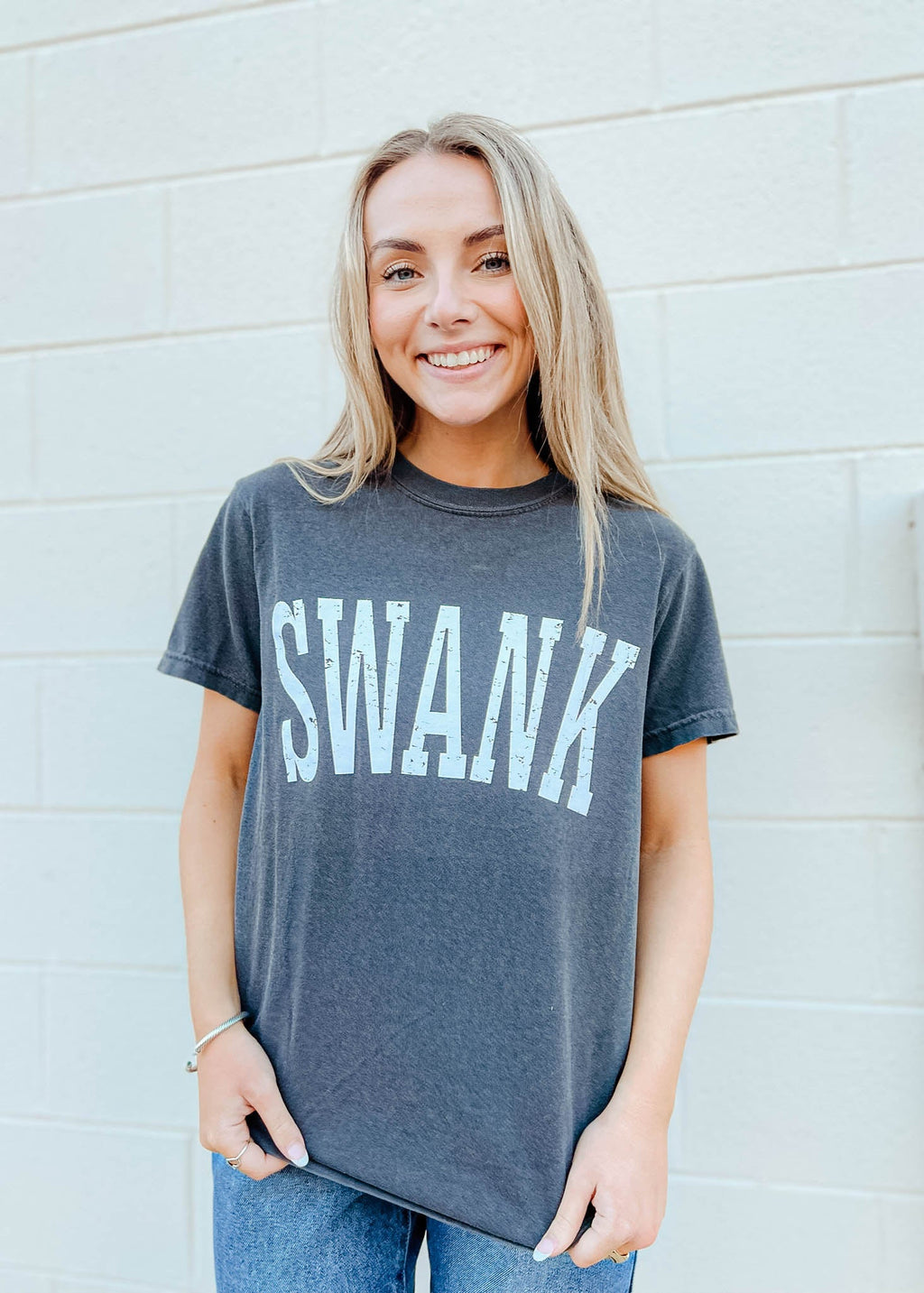 Swank Varsity Letter Tee