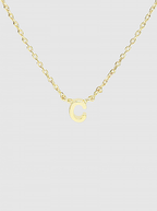 Initial Gold Dipped Necklace