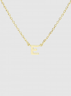 Initial Gold Dipped Necklace