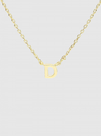 Initial Gold Dipped Necklace