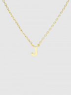 Initial Gold Dipped Necklace