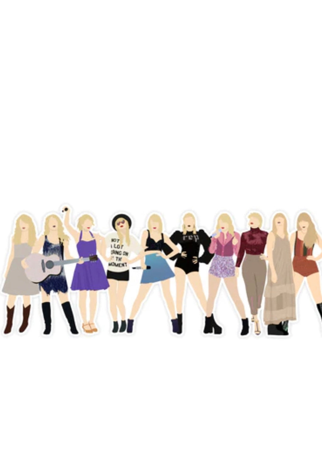 Celebrity Cutout Stickers