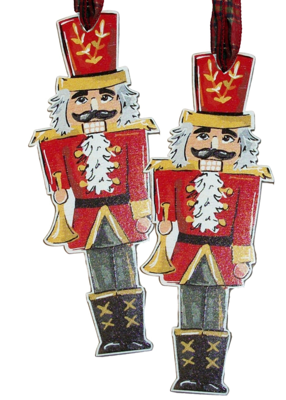 Wooden Nutcracker Ornament