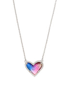 Ari Heart Short Pendant Necklace