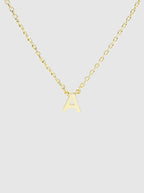 Initial Gold Dipped Necklace