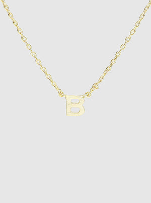 Initial Gold Dipped Necklace