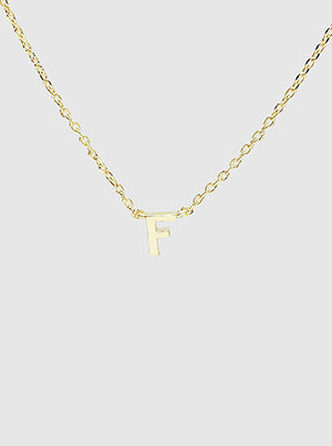 Initial Gold Dipped Necklace