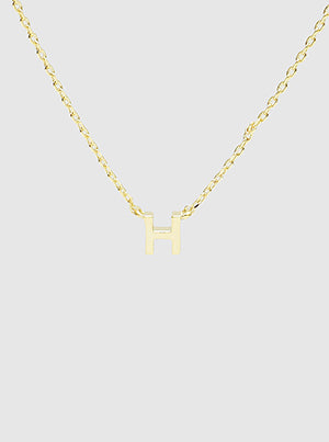 Initial Gold Dipped Necklace